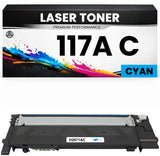 Toner 117A C Cyan für HP kompatibel  W2071A Premium Alternative Günstig für HP Color Laser 150A, 150nw, MFP178nw, MFP178nwg, MFP179fnw