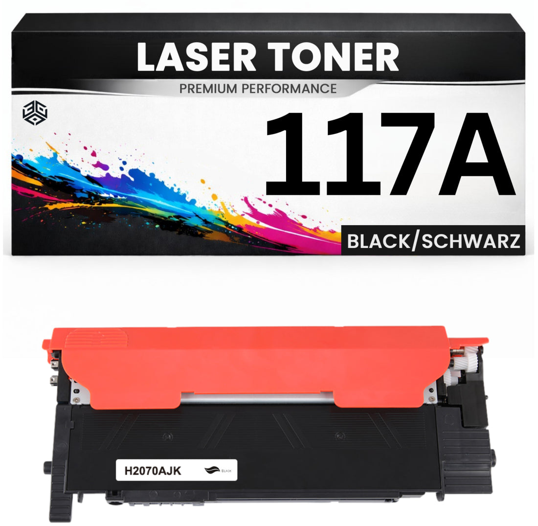Toner 117A für HP kompatibel Schwarz W2070A Premium Alternative hohe Reichweite für HP color Laser 150, HP color Laser MFP 178series, 179series