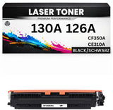 Toner 130A / 126A für HP kompatibel Schwarz CF350A CE310A wie Original TopShot Laserjet Pro M275/175A/175NW/176 Canon imageCLASS LBP-7016C 100