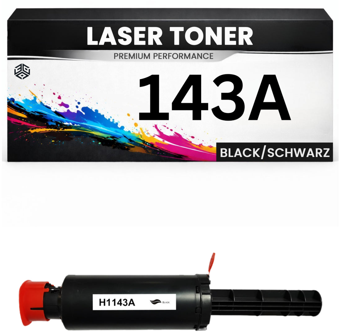 Toner 143A für HP kompatibel Schwarz W1143A wie Original Tonerkartusche für HP Neverstop Laser MFP 1201, 1202w, HP Neverstop Laser 1001nw