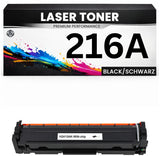 Toner 216A für HP kompatibel Schwarz W2410A wie Original Tonerkartusche für HP Color LaserJet Pro MFP M155, 183NW, 182