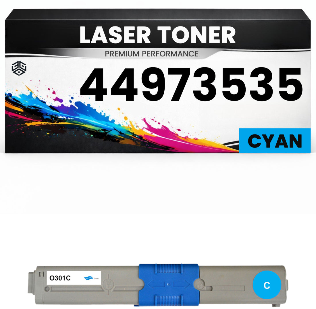 Toner 44973535 Cyan für OKI kompatibel hochwertige Premium Alternative C301DN/321DN/321/301 MC342DN/332DN/342DNW/342DW/342W C321DN