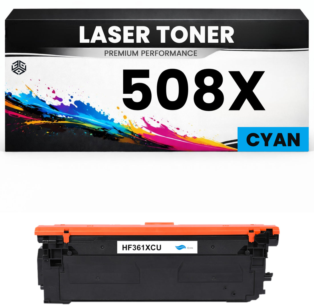 Toner 508X Cyan für HP kompatibel CF361X 040HC Premium Alternative Günstig Color LaserJet Enterprise 552dn M553dn/553 MFP M577 Canon imageCLASS