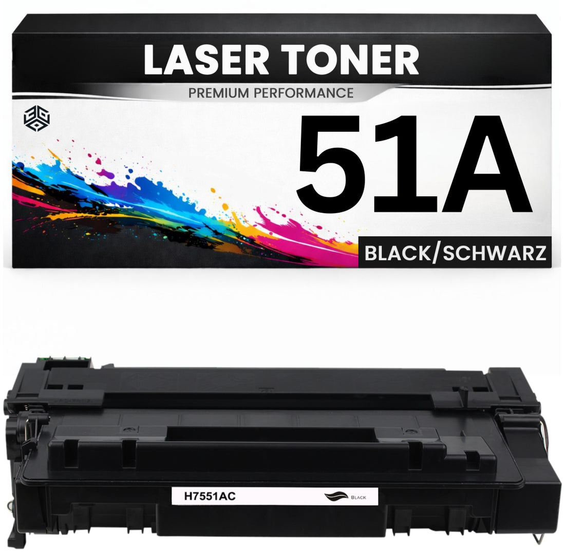 Toner 51A für HP kompatibel Schwarz Q7551A wie Original Tonerkartusche für HP LaserJet M3027MFP M3027XFP M3050MFP M3050XS MFP P3005 P3005dn