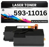 Toner 593-11016 für Dell kompatibel Schwarz hochwertige Premium Alternative für Dell 1250c, 1350cnw, 1355cn, 1355cnw, C1760nw, C1765nf, C1765nfw
