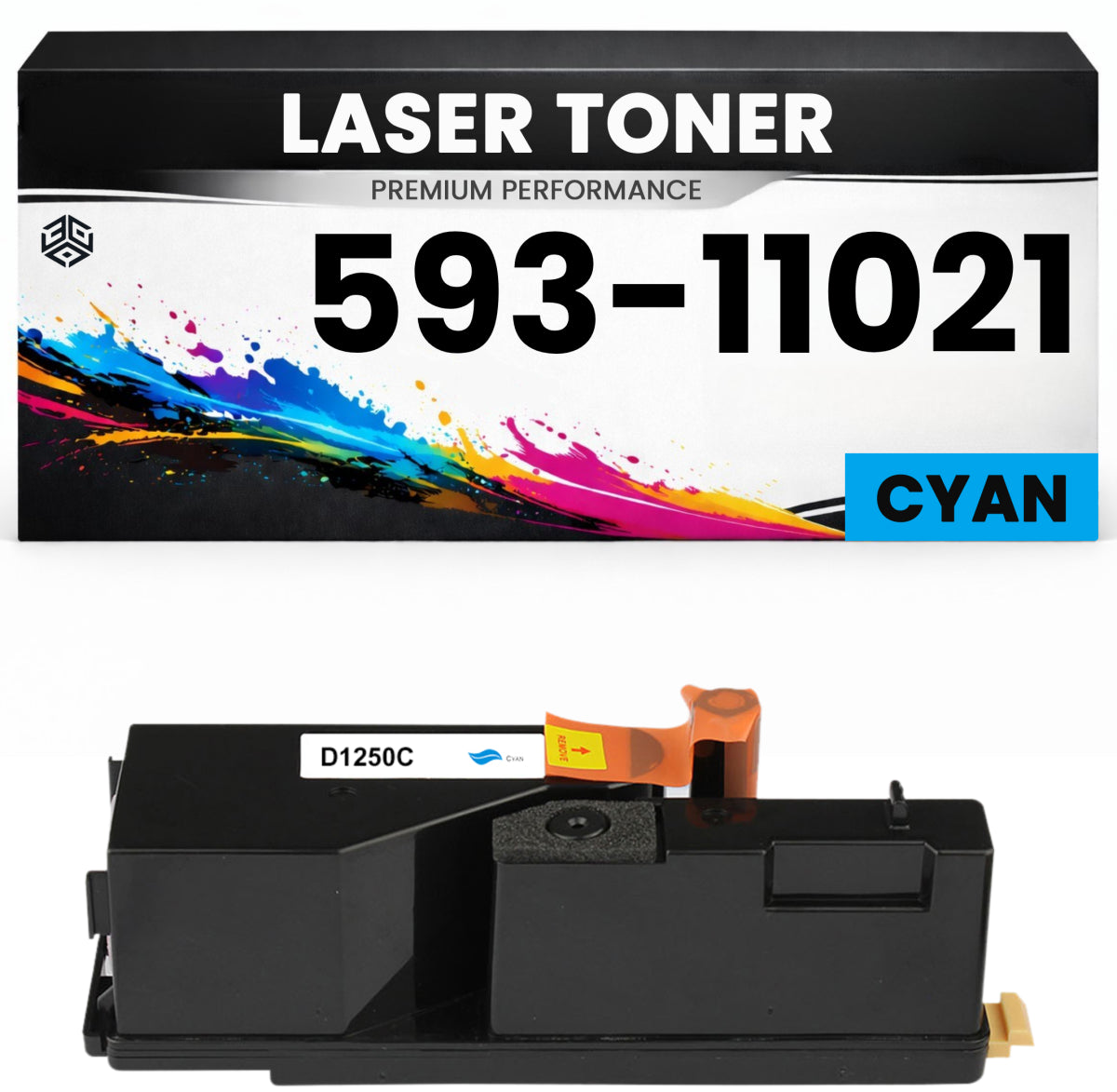 Toner 593-11021 Cyan für Dell  59311021 Premium Alternative Günstig für Dell 1250c, 1350cnw, 1355cn, 1355cnw, C1760nw, C1765nf, C1765nfw