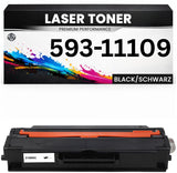 Toner 593-11109 für Dell kompatibel Schwarz 59311109 wie Original Tonerkartusche für Dell B1260dn, B1265DNF