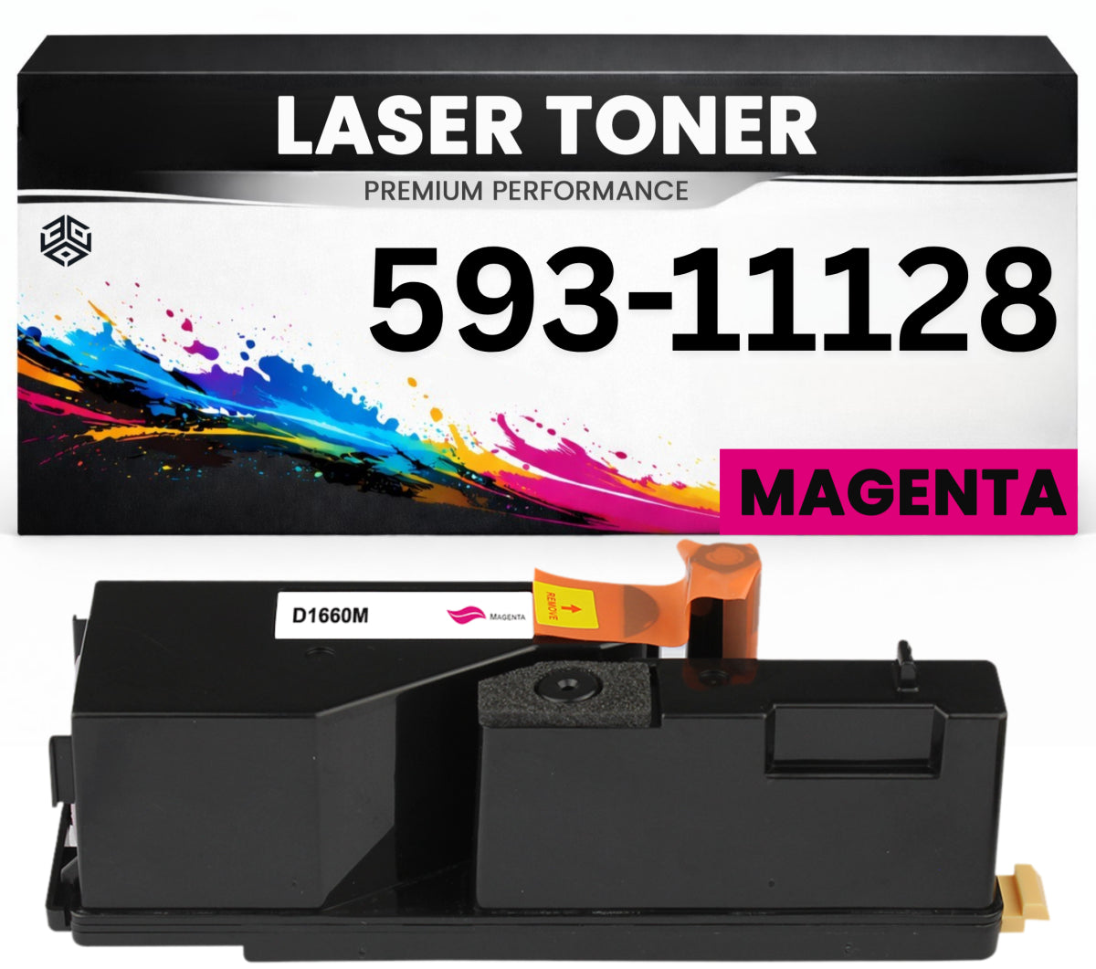 Toner 593-11128 Magenta für Dell  59311128 Premium Alternative Günstig für Dell C1660W