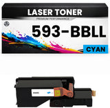 Toner 593-BBLL Cyan für Dell kompatibel  593BBLL Premium Alternative Günstig für Dell E525W