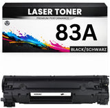 Toner 83A für HP kompatibel Schwarz CF283A Premium Alternative Günstig LaserJet Pro MFP M125a/125nw/125rnw/126a/126nw/127fn/127fp/127fs/127fw