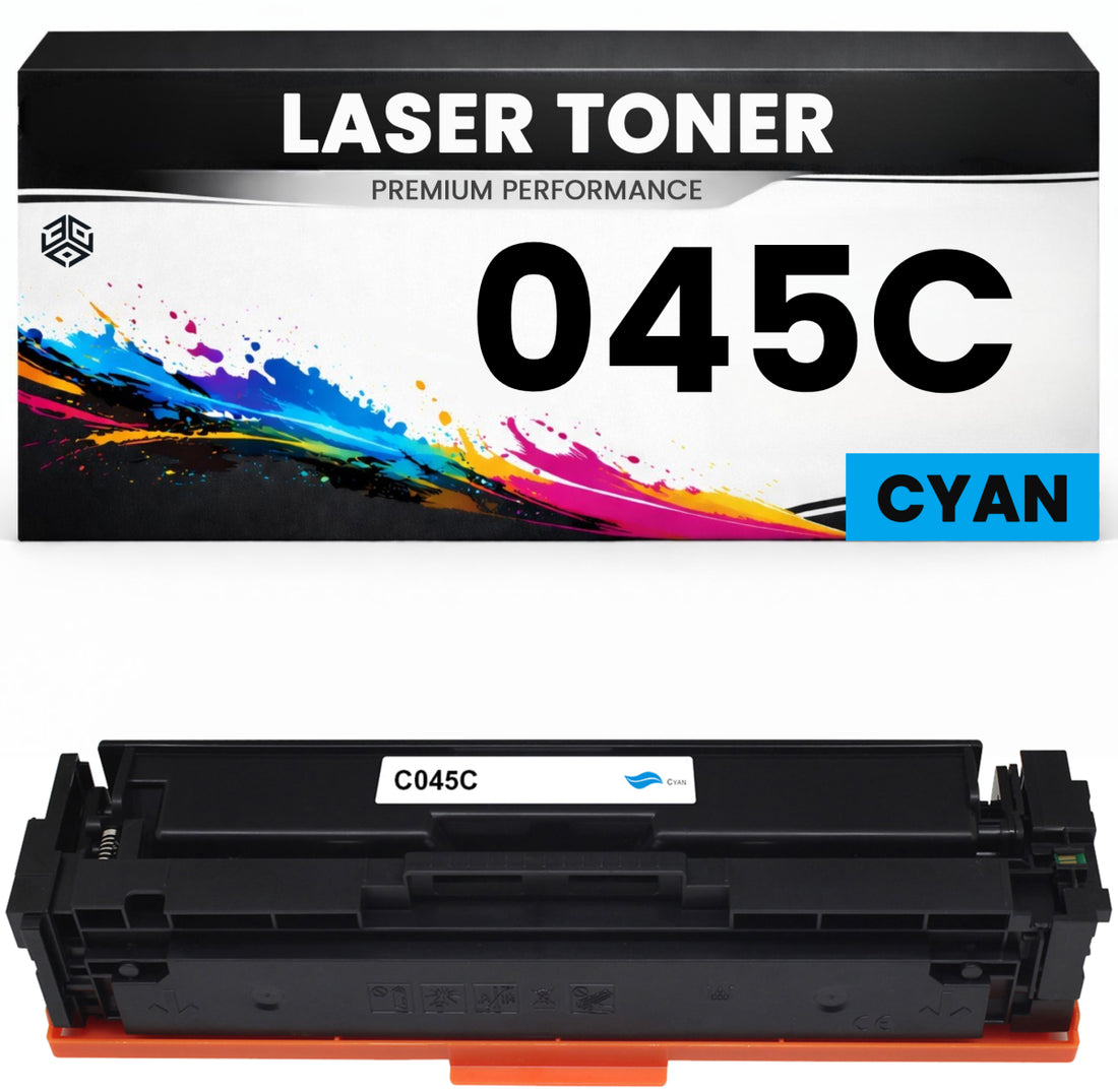 Toner Cartridge 045C Cyan für Canon kompatibel 1241C002 Premium Alternative i-SENSYS LBP-611Cn/613Cdw/611cn/613cdw MF-631Cn/632Cdw/633cdw LBP-613Cdw