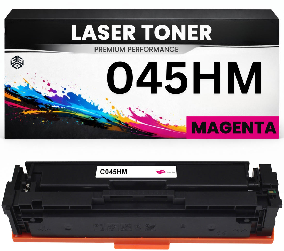 Toner Cartridge 045HM Magenta für Canon 1244C002 Premium Alternative Günstig i-SENSYS LBP-611cn/613cdw/611Cn/613Cdw MF-631cdw/632cdw/633cdw LBP612cdw