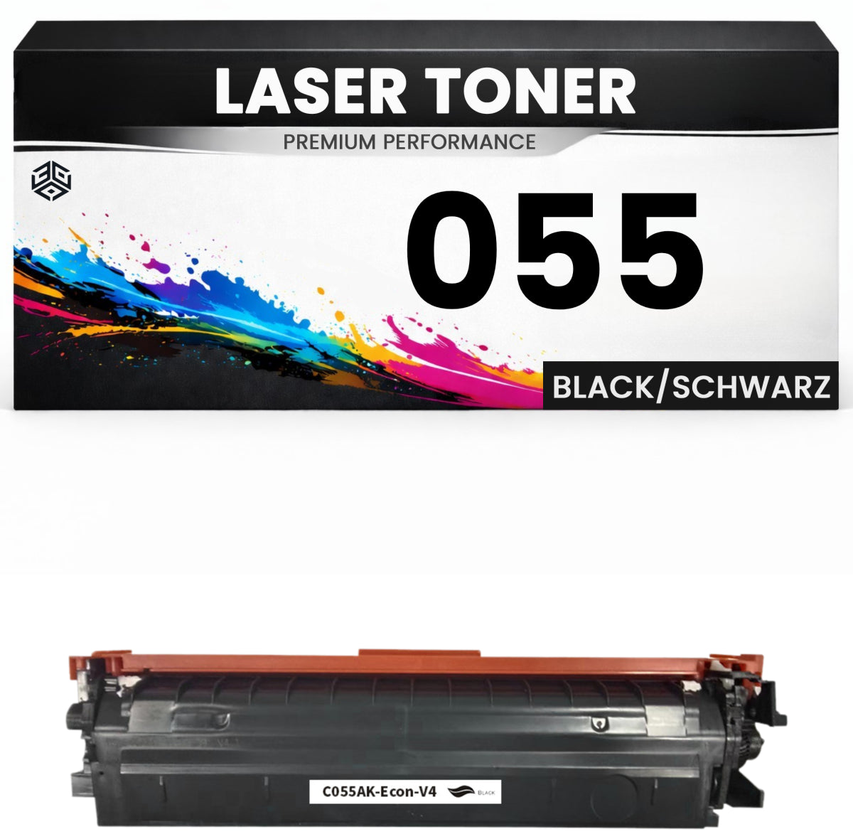 Toner Cartridge 055 Black für Canon kompatibel Schwarz wie Original imageCLASS MF742Cdw/744Cdw/746Cdw/746Cx/745CDW/741CDW/743Cdw MF744Cdw