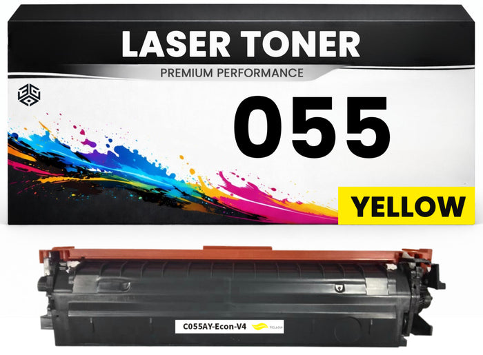 Toner Cartridge 055 Yellow Gelb für Canon 55 Premium Alternative Günstig imageCLASS MF742Cdw/744Cdw/746Cdw/746Cx/745CDW/741CDW/743Cdw MF744Cdw