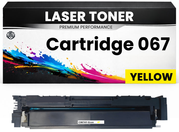 Toner Cartridge 067 / 5099C002 Gelb für Canon Premium Alternative imageClass LBP633Cdw/632Cdw/631Cw MF651Cw/653Cdw/654Cdw/655Cdw LBP632Cdw