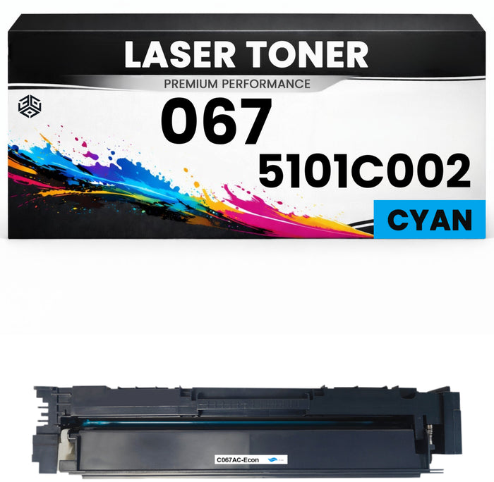 Toner Cartridge 067 / 5101C002 Cyan für Canon Premium Alternative imageClass LBP633Cdw/632Cdw/631Cw MF651Cw/653Cdw/654Cdw/655Cdw LBP632Cdw