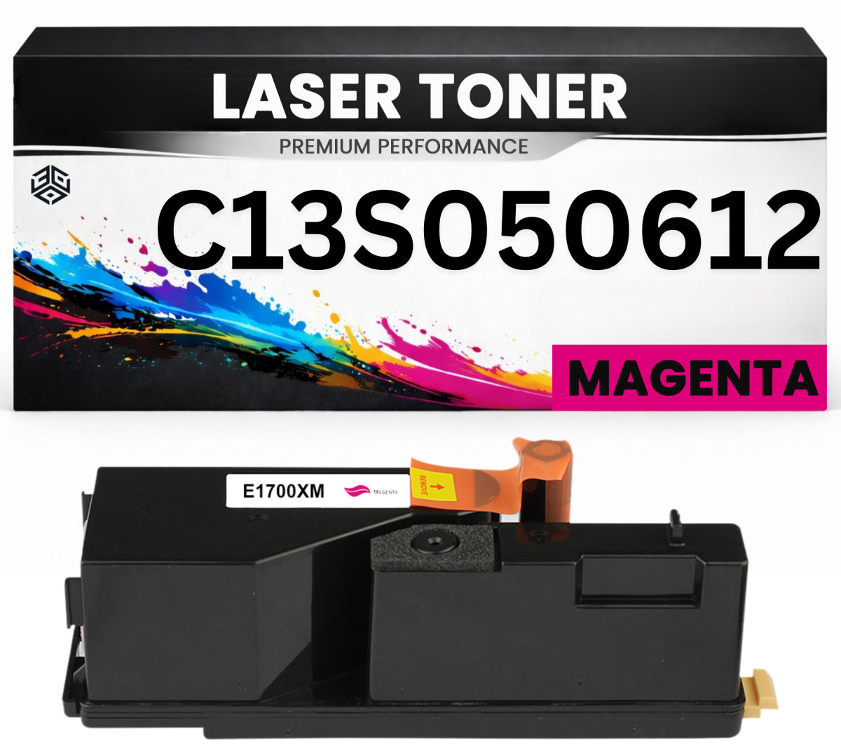 Toner kit C13S050612 Magenta für Epson hochwertig  Premium Alternative für Epson AcuLaser C1750, CX17 series, C1700