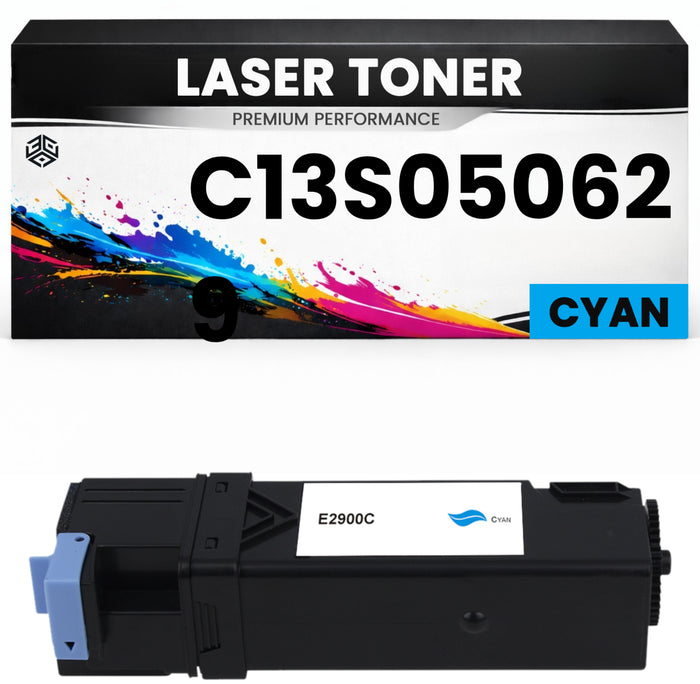 Toner kit C13S050629 Cyan für Epson hochwertig  Premium Alternative 2500 S. für Epson AcuLaser C2900, CX29 series