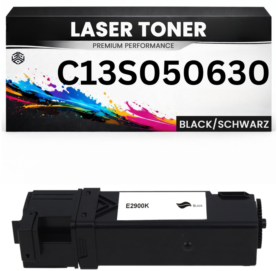 Toner kit C13S050630 für Epson hochwertig Schwarz Premium Alternative für Epson AcuLaser C2900, CX29 series