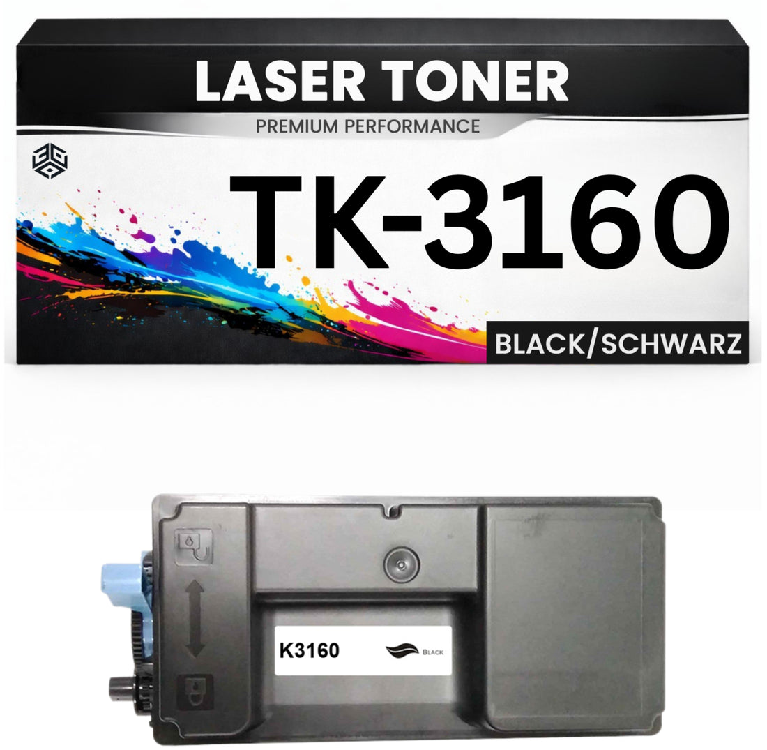 Toner TK-3160 für Kyocera Schwarz TK3160 hochwertige Alternative für Kyocera ECOSYS P3045dn, P3055dn, P3060dn