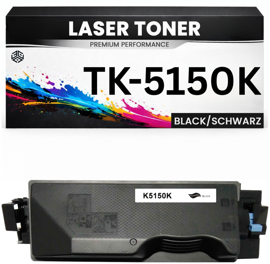 Toner TK-5150K für Kyocera kompatibel Schwarz TK5150K Premium Tonerkartusche für Kyocera ECOSYS M6030cdn, M6530cdn, P6130cdn