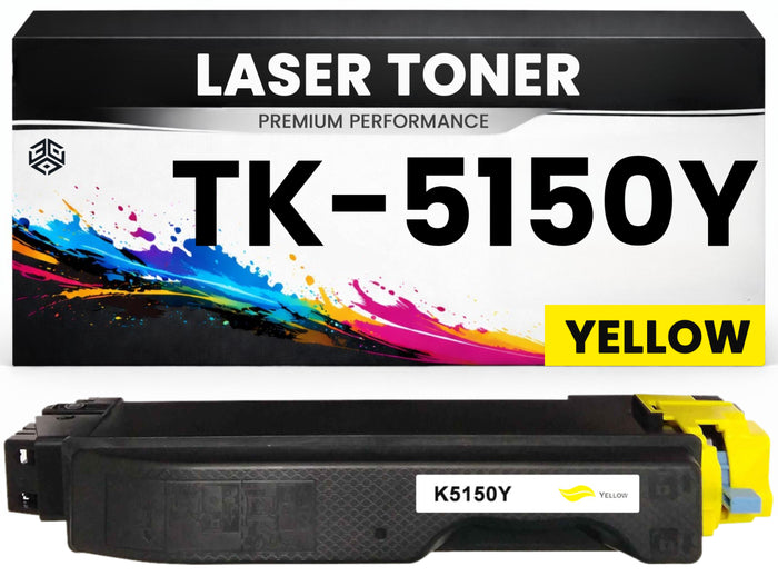 Toner TK-5150Y Gelb für Kyocera  TK5150Y Premium Alternative Günstig für Kyocera ECOSYS P6130cdn