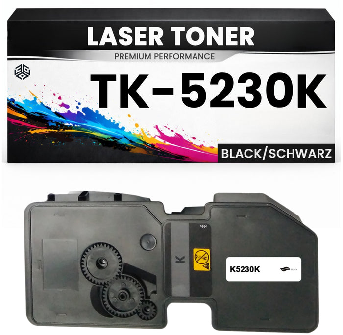 Toner TK-5230K für Kyocera Schwarz TK5230K Tonerkartusche wie Original für KYOCERA ECOSYS M5026cdw, Kyocera ECOSYS M5521cdw