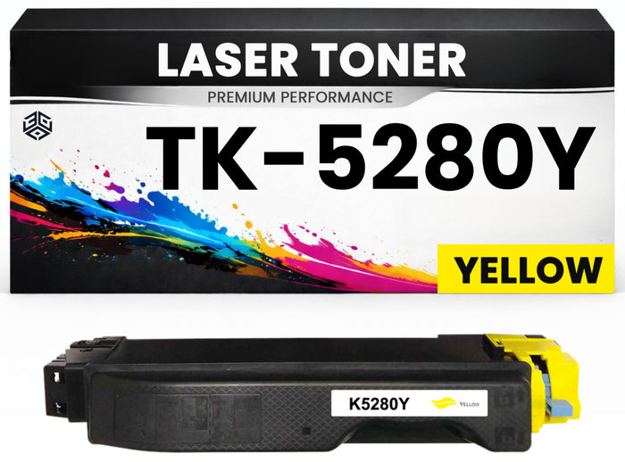 Toner TK-5280Y Gelb für Kyocera  TK5280Y Premium Alternative Günstig für Kyocera ECOSYS M6235cidn, M6635cidn, P6235cdn
