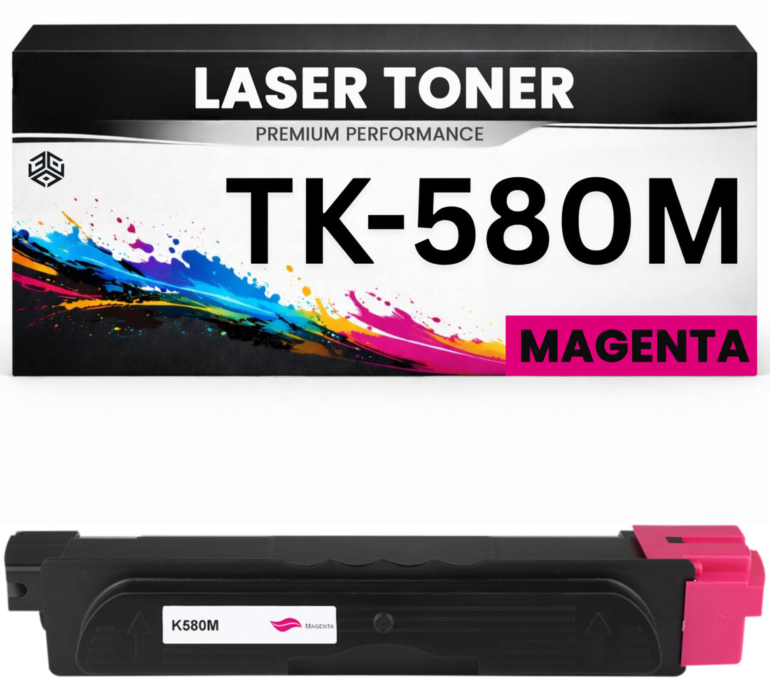 Toner TK-580M Magenta hochwertige Kyocera alternative TK580M Premium & Günstig für Kyocera FS- P6021, Kyocera FS-C5150DN