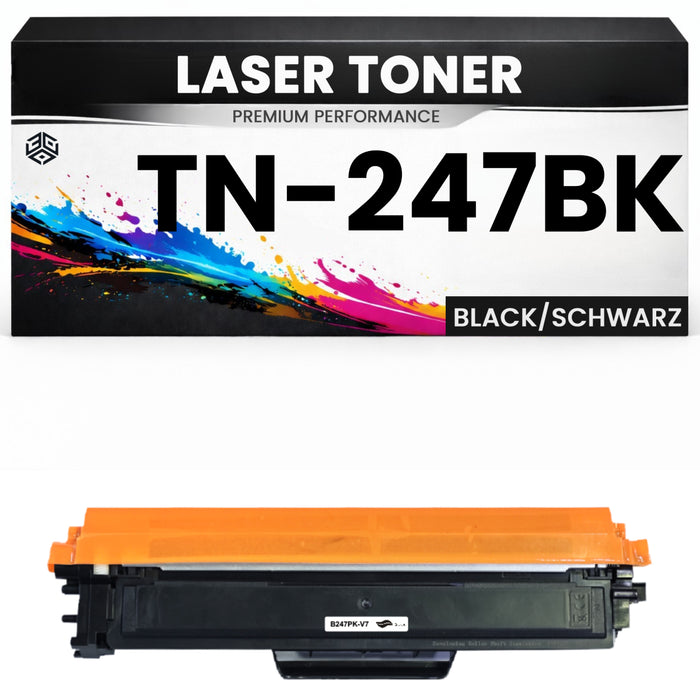 Toner TN-247BK hochwertige Brother alternative Schwarz TN247BK wie Original für DCP-L3510CDW/3517CDW/3550CDW HL-L3210cw/3230CDW/3270cdw DCP-L3517CDW