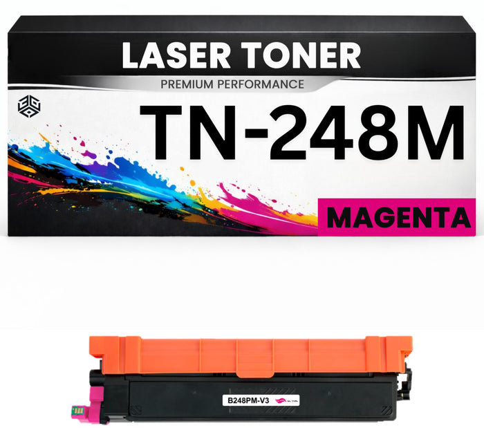 Toner TN-248M Magenta hochwertige Brother alternative TN248M Premium kompatibel für HL-L3215cw/3220cwe/3220cw/3240cdw/8230cdw/8240cdw