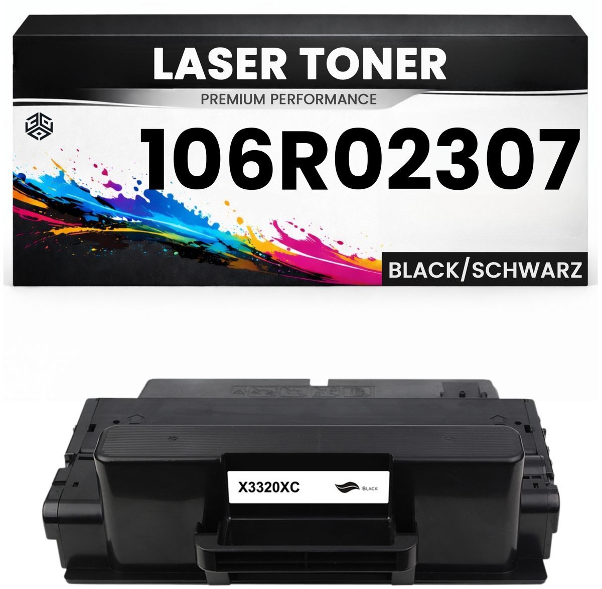 Toner 106R02307 für Xerox kompatibel Schwarz hochwertige Premium Alternative für Xerox Phaser 3320