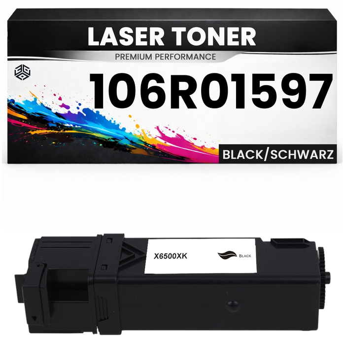 XL Toner kits kompatibel für Xerox 106R01597 Phaser 6500/6500N/6500DN WorkCentre6505/6505N/6505DN in Schwarz