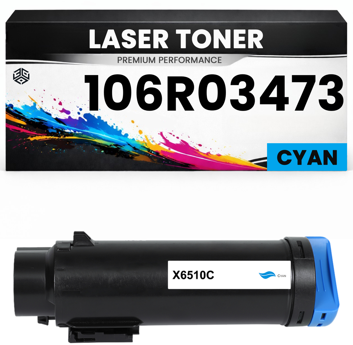 Toner 106R03473 Cyan für Xerox kompatibel hochwertige Premium Alternative Phaser 6510DN 6510N 6510DNI 6510DNM WorkCentre 6515DN 6515DNI 6515N