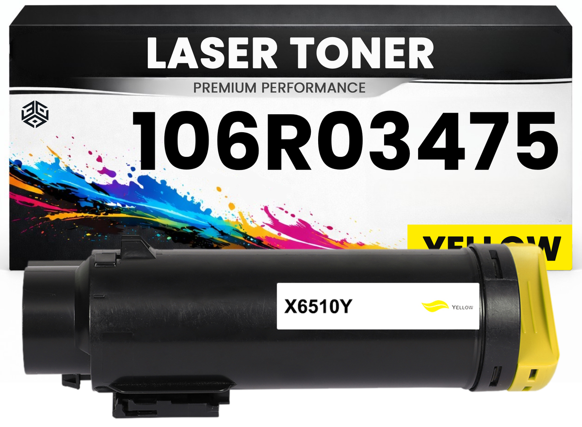Toner 106R03475 Gelb für Xerox kompatibel hochwertige Premium Alternative Phaser 6510DNI 6510DNM 6510DN 6510N WorkCentre 6515DNM 6515DN 6515DNI