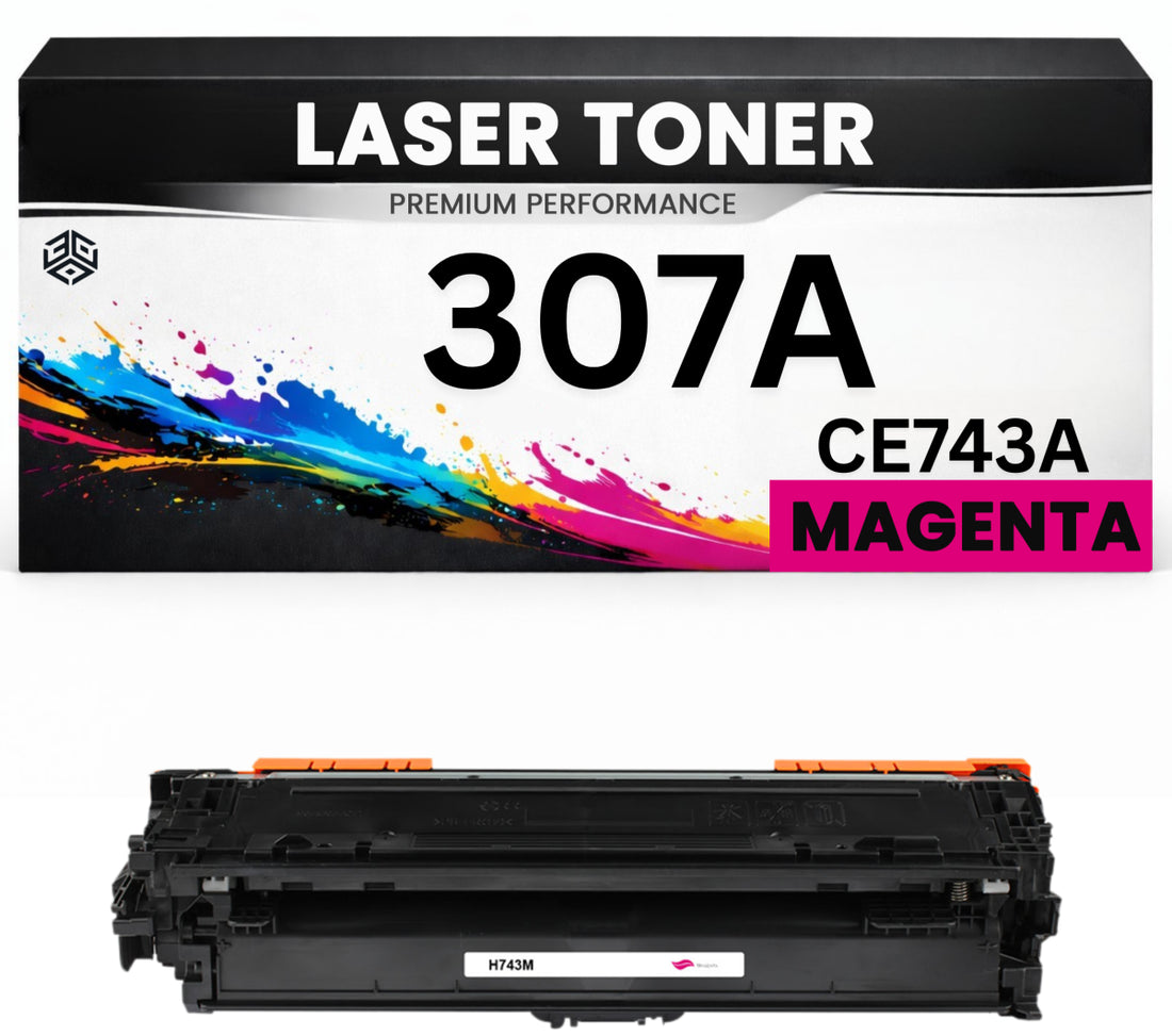 XL Toner 307A für HP kompatibel Magenta CE743A Premium Alternative Günstig für HP Color LaserJet Professional CP5225 series