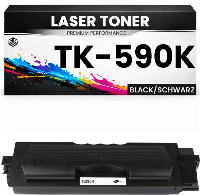 XL Toner TK-590K Schwarz hochwertige Kyocera alternative TK590K Premium für ECOSYS M6026cdn/6026cidn/6526cdn/6526cidn P6026cdn FS-C2026 MFP MFP/2026