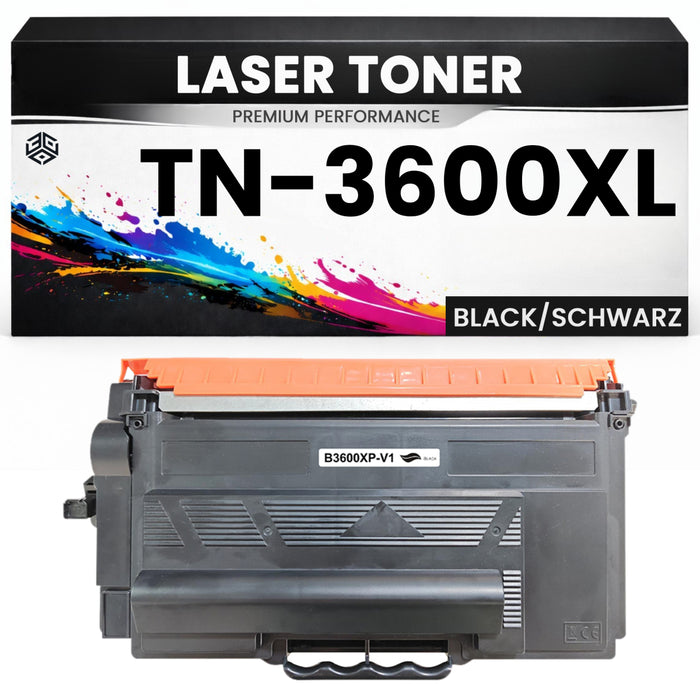 XL Toner TN-3600XL für Brother kompatibel Schwarz TN3600XL wie Original HL-L5210DN/5210DW/5215DN/6210DW/6410DN/6415DN DCP-L5510DW MFC-EX910