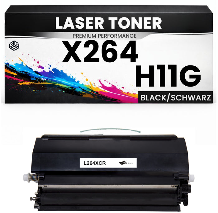 XL Toner X264 H11G für Lexmark kompatibel Schwarz X264H11G wie Original für Lexmark X363, X364, X264