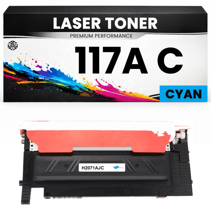 XXL Toner 117A C Cyan für HP kompatibel  W2071A Premium Alternative Günstig für HP color Laser 150, HP color Laser MFP 178series, 179series