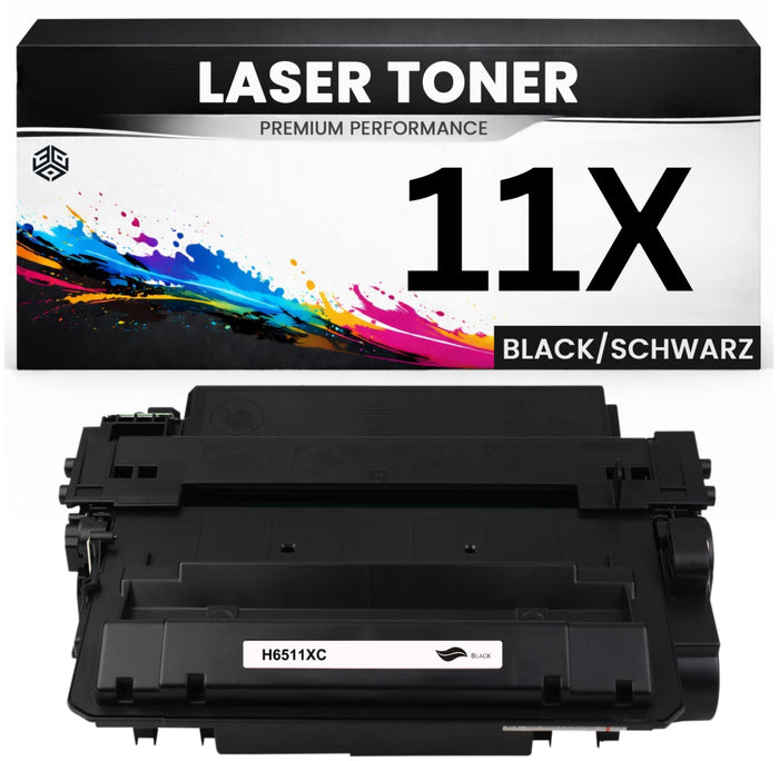XXL Toner 11X für HP kompatibel Schwarz Q6511X wie Original Tonerkartusche für HP LaserJet 2400 2410 2420 2420dn 2430dtn 2430n 2430tn Canon LBP3460