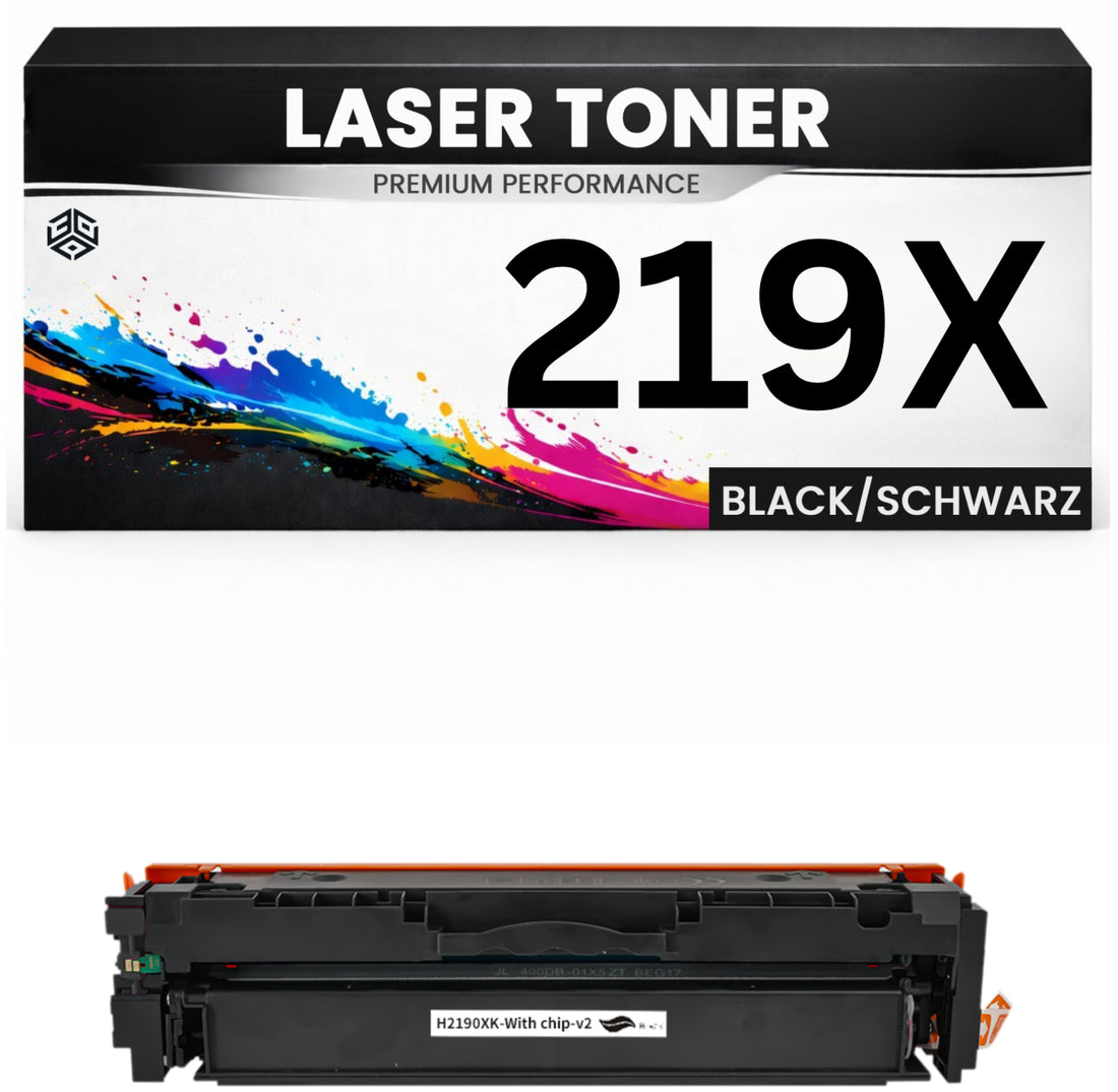 XXL Toner 219X für HP kompatibel Schwarz W2190X Tonerkartusche wie Original Color LaserJet Pro 3202dn 3202dw MFP 3302fdn 3302fdng 3302fdw 3302fdwg