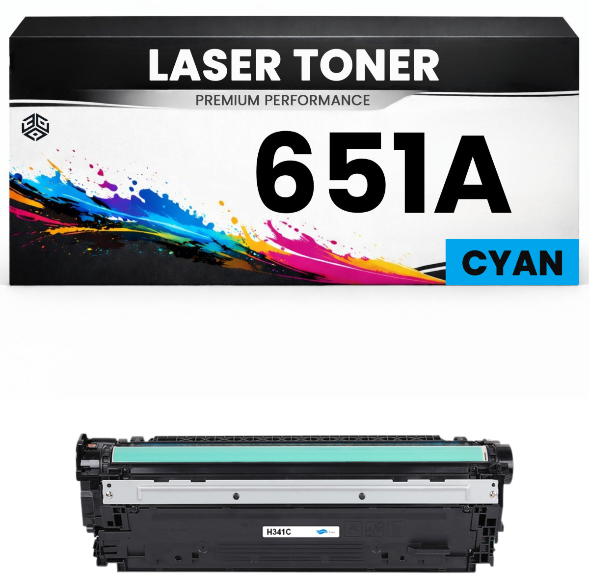 XXL Toner 651A für HP Cyan CE341A Premium Alternative Günstig 16000S. Reichweite Color LaserJet Enterprise 700 MFP M775dn/775/775zs M775zs