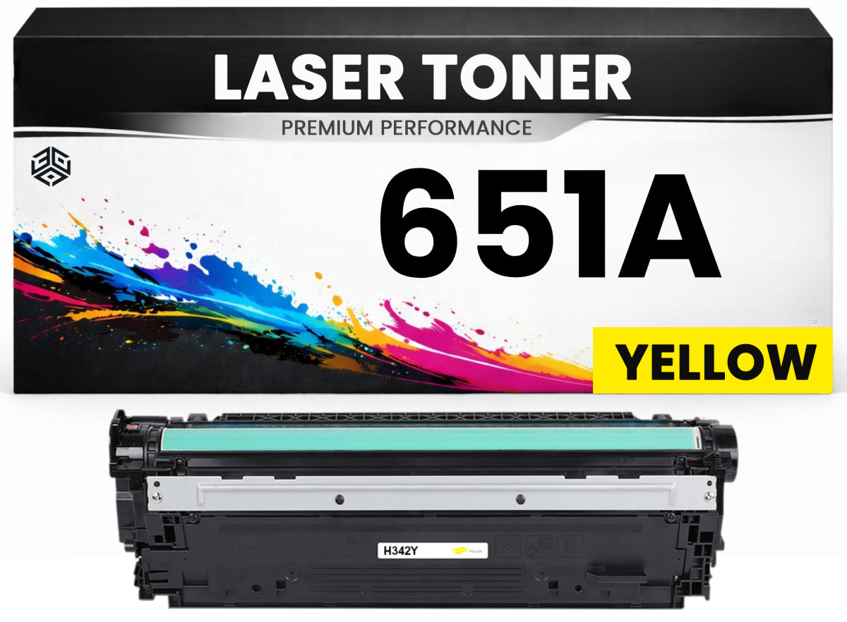 XXL Toner 651A für HP Gelb CE342A Premium Alternative Günstig 16000S. Reichweite Color LaserJet Enterprise 700 MFP M775dn/775/775zs M775zs