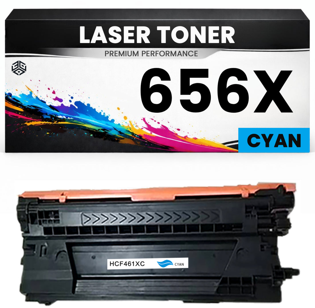 XXL Toner 656X für HP kompatibel Cyan CF461X Premium Alternative Günstig für HP Color LaserJet Enterprise M652dn, M652n, M653dn, M653x