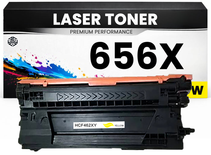 XXL Toner 656X für HP kompatibel Gelb CF462X Premium Alternative Günstig für HP Color LaserJet Enterprise M652dn, M652n, M653dn, M653x