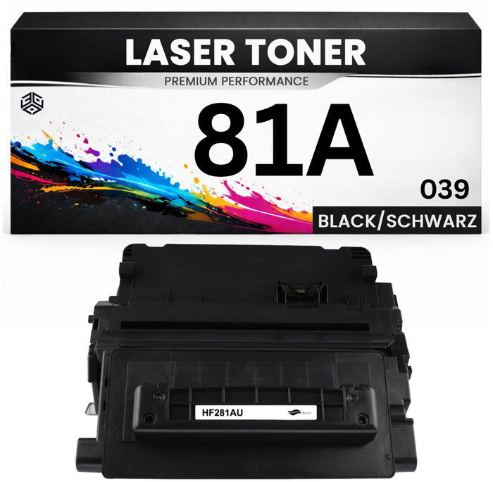 XXL Toner 81A für HP kompatibel Schwarz CF281A / Cartridge 039 wie Original Canon imageCLASS LBP351dn/352dn LaserJet Enterprise MFP M630/630dn M630dn