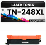 XXL Toner TN-248XLK Schwarz hochwertige Brother alternative TN248 X wie Original für HL-L3215cw/3220cwe/3220cw/3240cdw/8230cdw/8240cdw